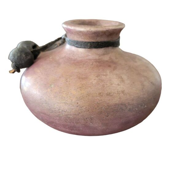 Vintage 1991 Montaage Moon Collection Clay Half Moon Vase - Picture 2 of 10